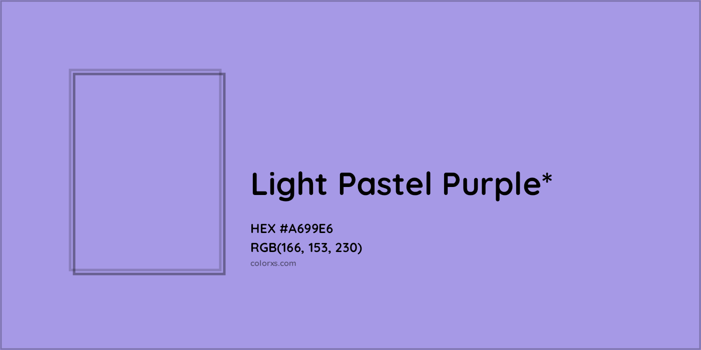 HEX #A699E6 Color Name, Color Code, Palettes, Similar Paints, Images