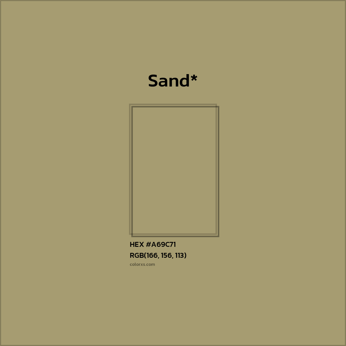 HEX #A69C71 Color Name, Color Code, Palettes, Similar Paints, Images