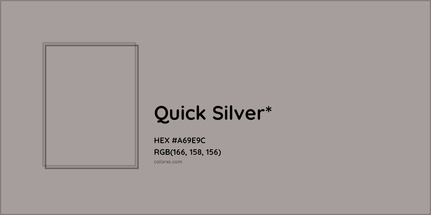 HEX #A69E9C Color Name, Color Code, Palettes, Similar Paints, Images