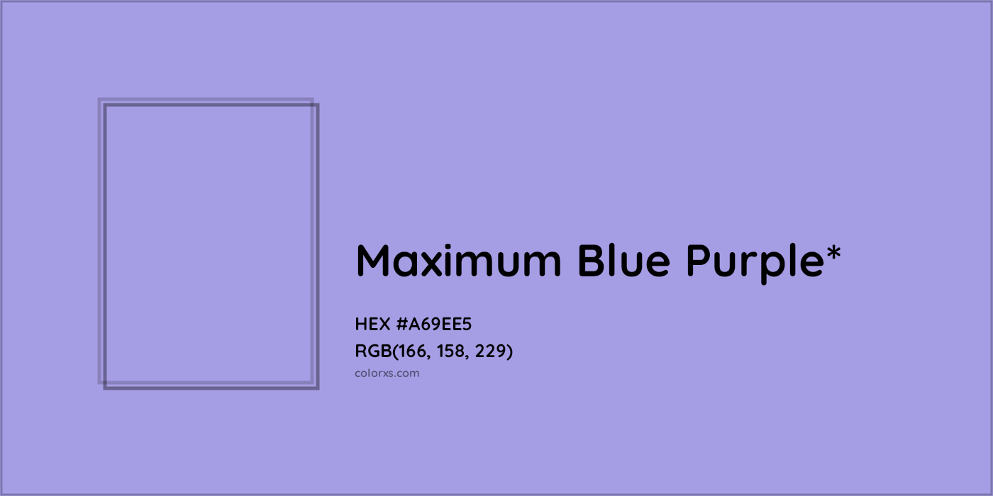 HEX #A69EE5 Color Name, Color Code, Palettes, Similar Paints, Images