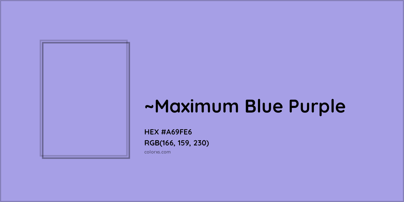 HEX #A69FE6 Color Name, Color Code, Palettes, Similar Paints, Images