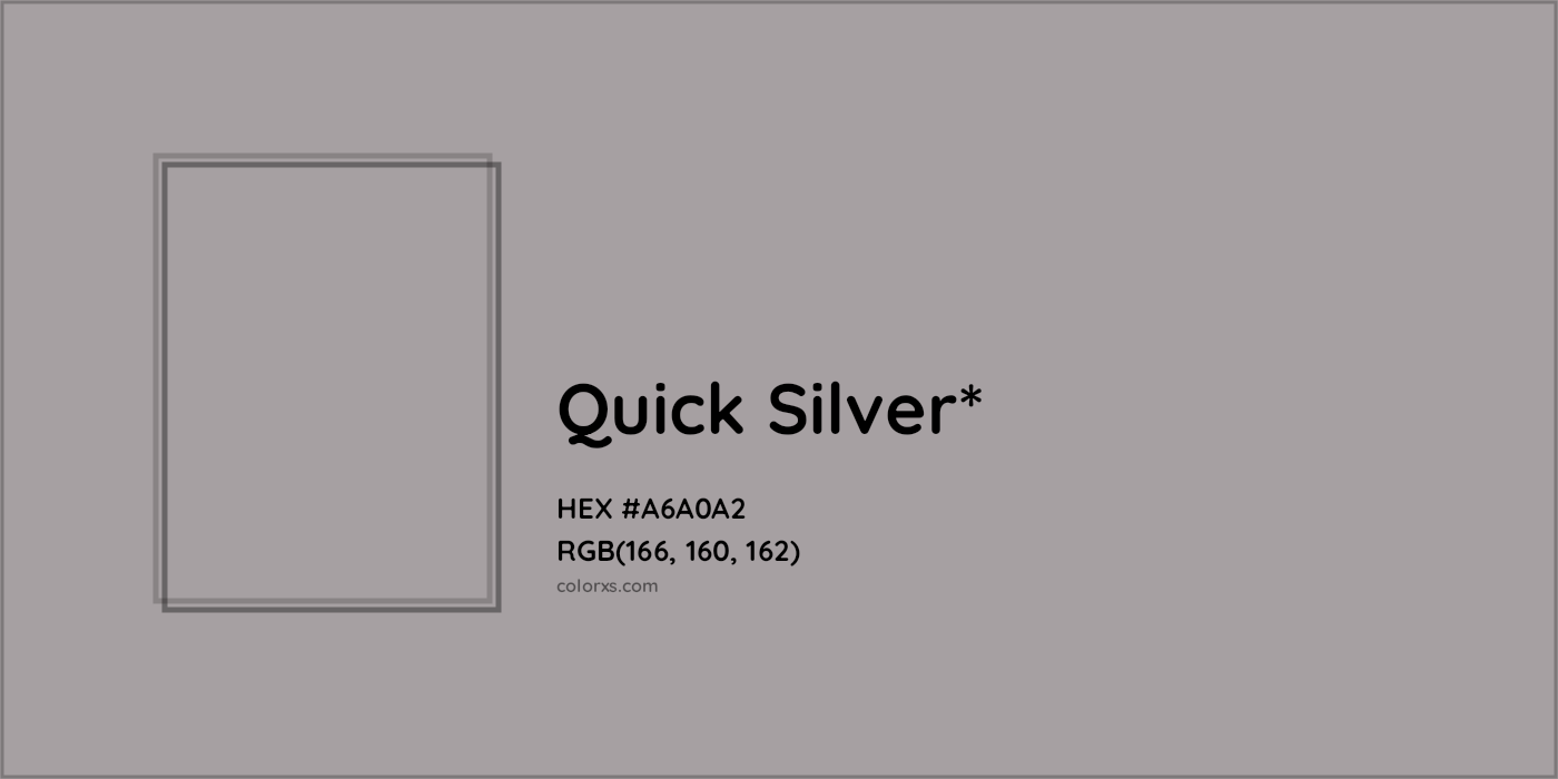 HEX #A6A0A2 Color Name, Color Code, Palettes, Similar Paints, Images