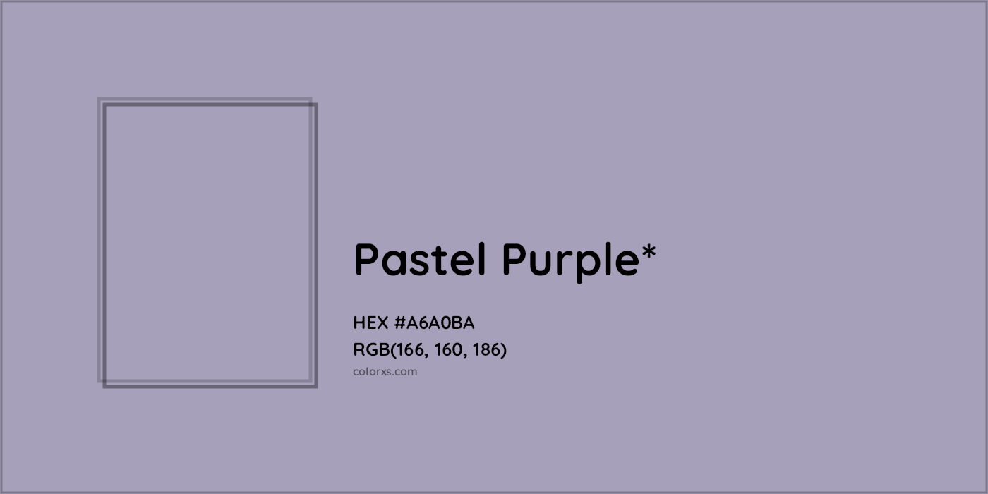 HEX #A6A0BA Color Name, Color Code, Palettes, Similar Paints, Images