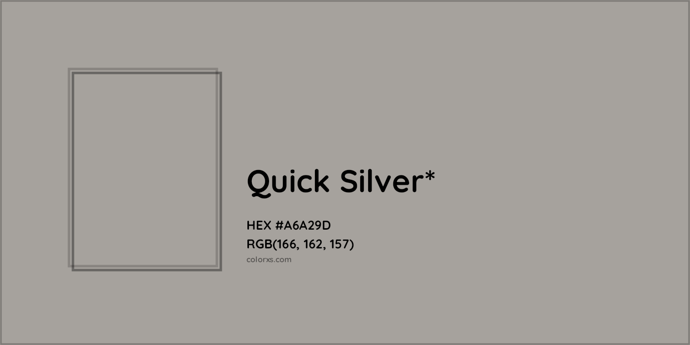 HEX #A6A29D Color Name, Color Code, Palettes, Similar Paints, Images