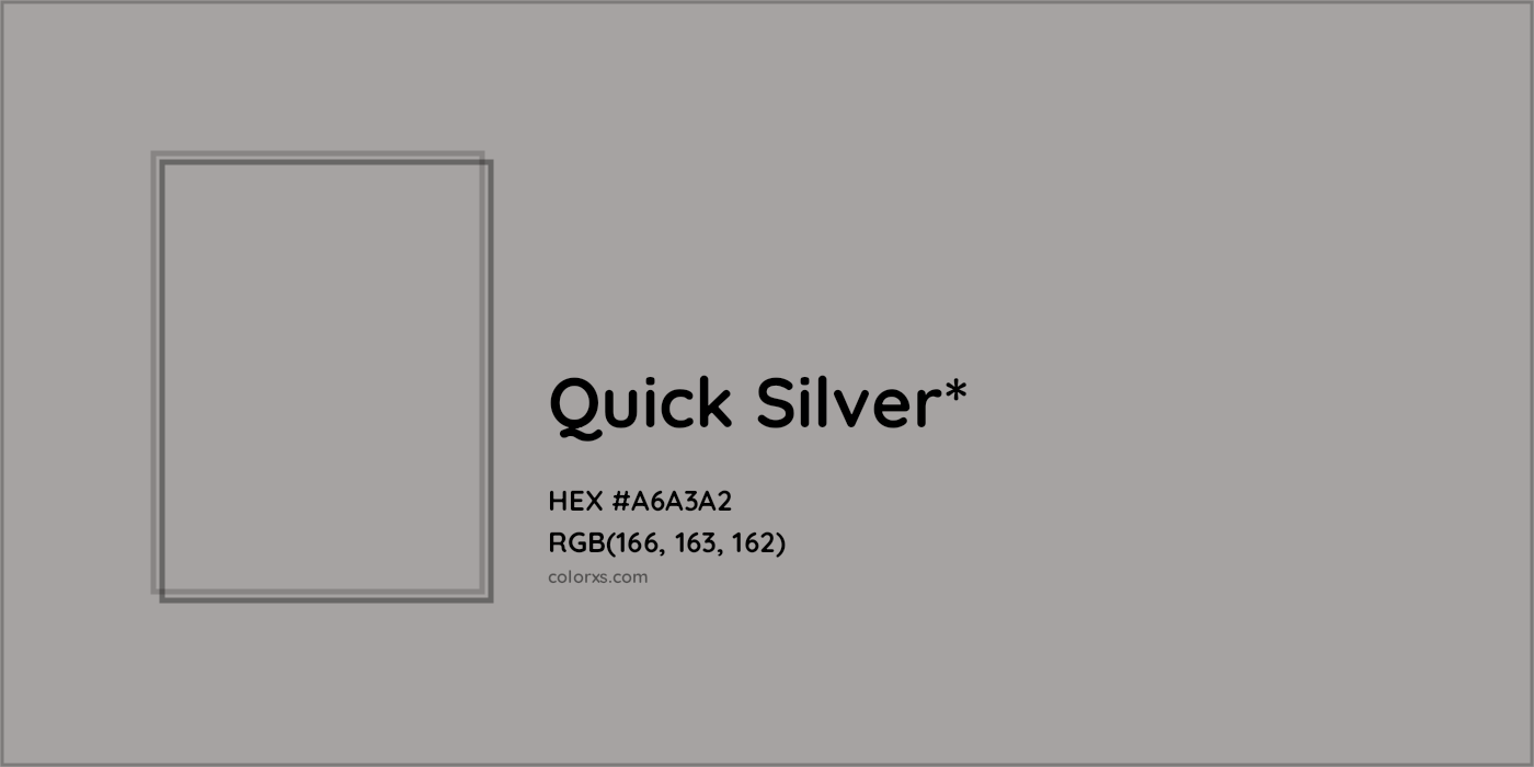 HEX #A6A3A2 Color Name, Color Code, Palettes, Similar Paints, Images