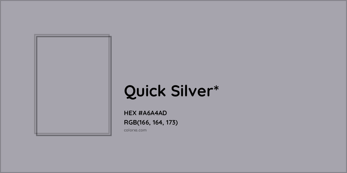 HEX #A6A4AD Color Name, Color Code, Palettes, Similar Paints, Images