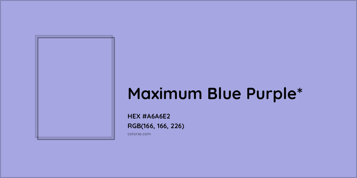 HEX #A6A6E2 Color Name, Color Code, Palettes, Similar Paints, Images