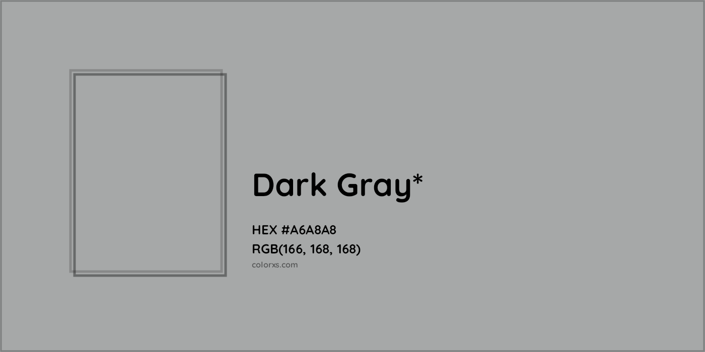 HEX #A6A8A8 Color Name, Color Code, Palettes, Similar Paints, Images