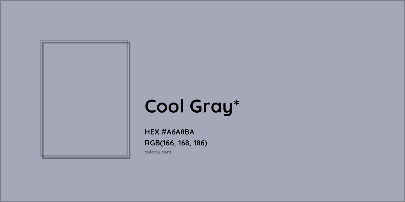 HEX #A6A8BA Color Name, Color Code, Palettes, Similar Paints, Images