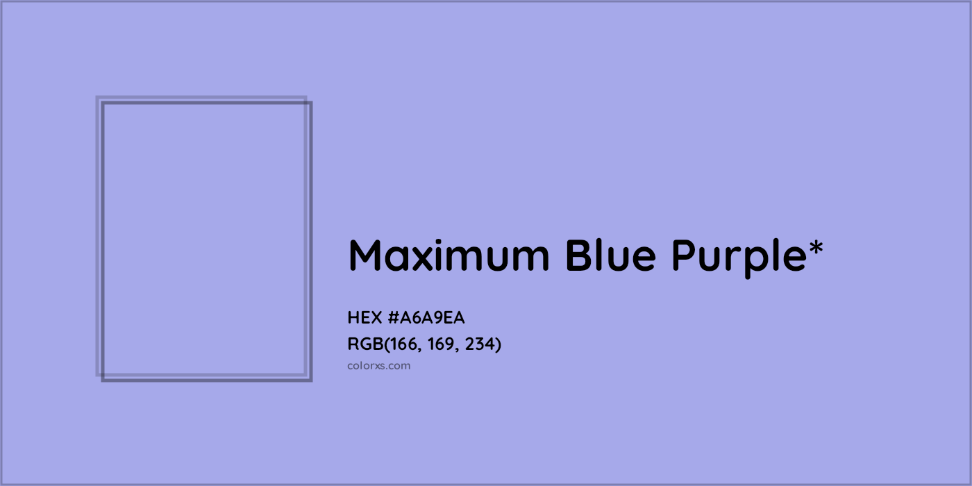 HEX #A6A9EA Color Name, Color Code, Palettes, Similar Paints, Images