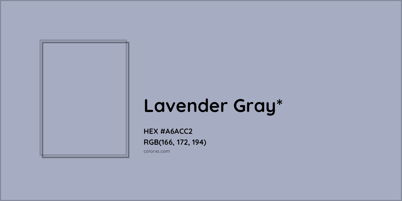 HEX #A6ACC2 Color Name, Color Code, Palettes, Similar Paints, Images