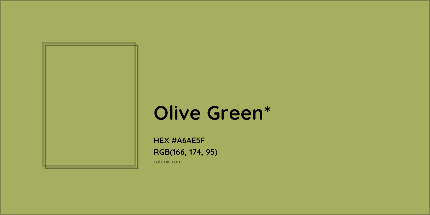 HEX #A6AE5F Color Name, Color Code, Palettes, Similar Paints, Images