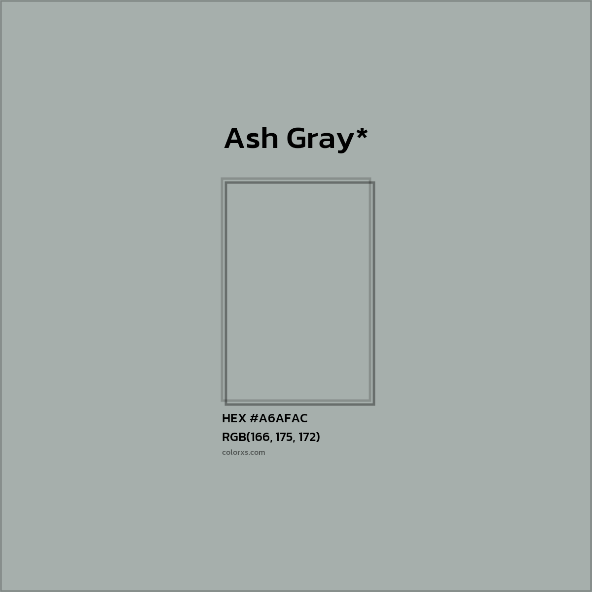 HEX #A6AFAC Color Name, Color Code, Palettes, Similar Paints, Images