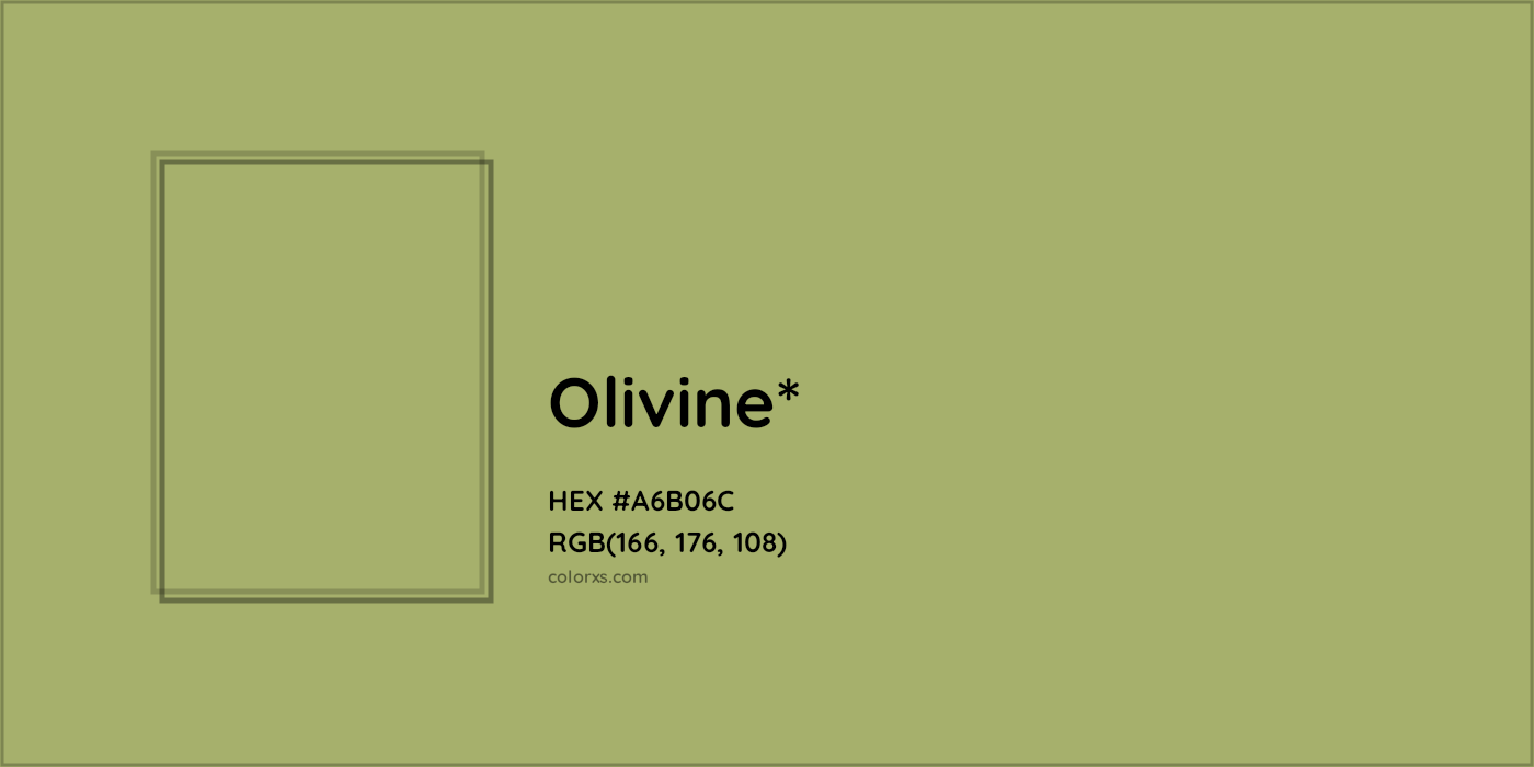 HEX #A6B06C Color Name, Color Code, Palettes, Similar Paints, Images