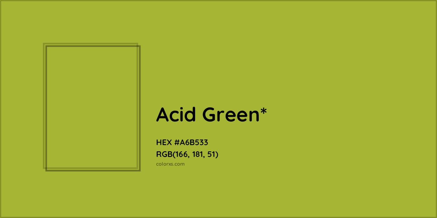 HEX #A6B533 Color Name, Color Code, Palettes, Similar Paints, Images