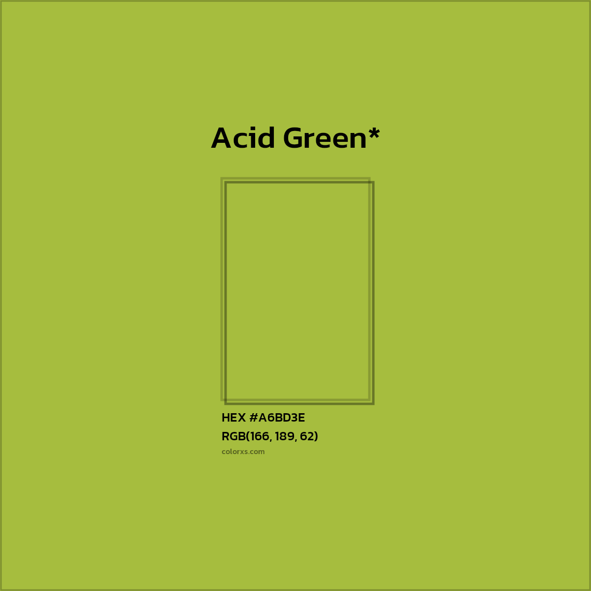 HEX #A6BD3E Color Name, Color Code, Palettes, Similar Paints, Images