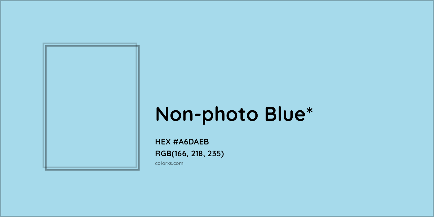 HEX #A6DAEB Color Name, Color Code, Palettes, Similar Paints, Images