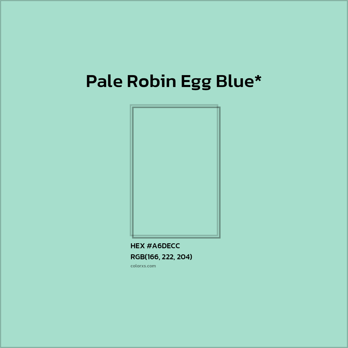 HEX #A6DECC Color Name, Color Code, Palettes, Similar Paints, Images