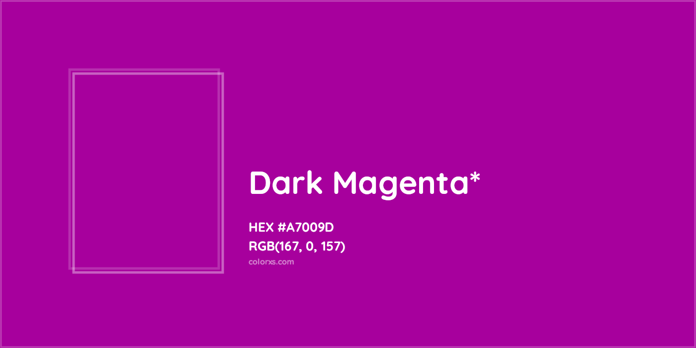 HEX #A7009D Color Name, Color Code, Palettes, Similar Paints, Images