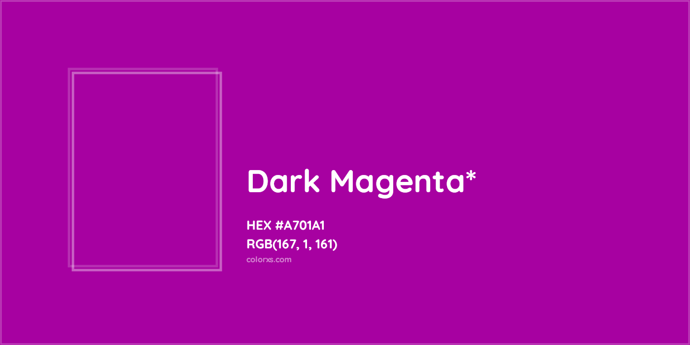 HEX #A701A1 Color Name, Color Code, Palettes, Similar Paints, Images