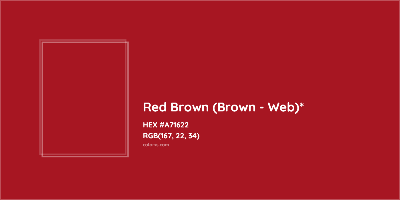 HEX #A71622 Color Name, Color Code, Palettes, Similar Paints, Images