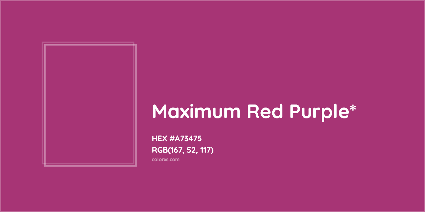 HEX #A73475 Color Name, Color Code, Palettes, Similar Paints, Images
