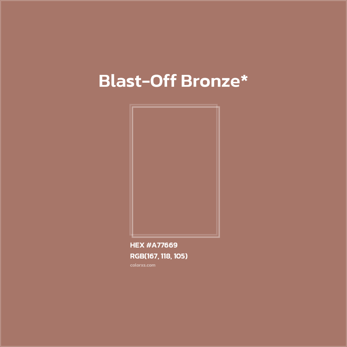 HEX #A77669 Color Name, Color Code, Palettes, Similar Paints, Images