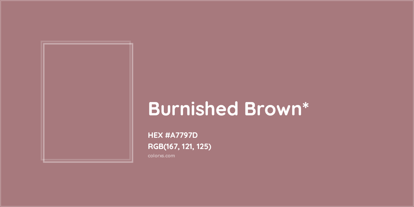 HEX #A7797D Color Name, Color Code, Palettes, Similar Paints, Images