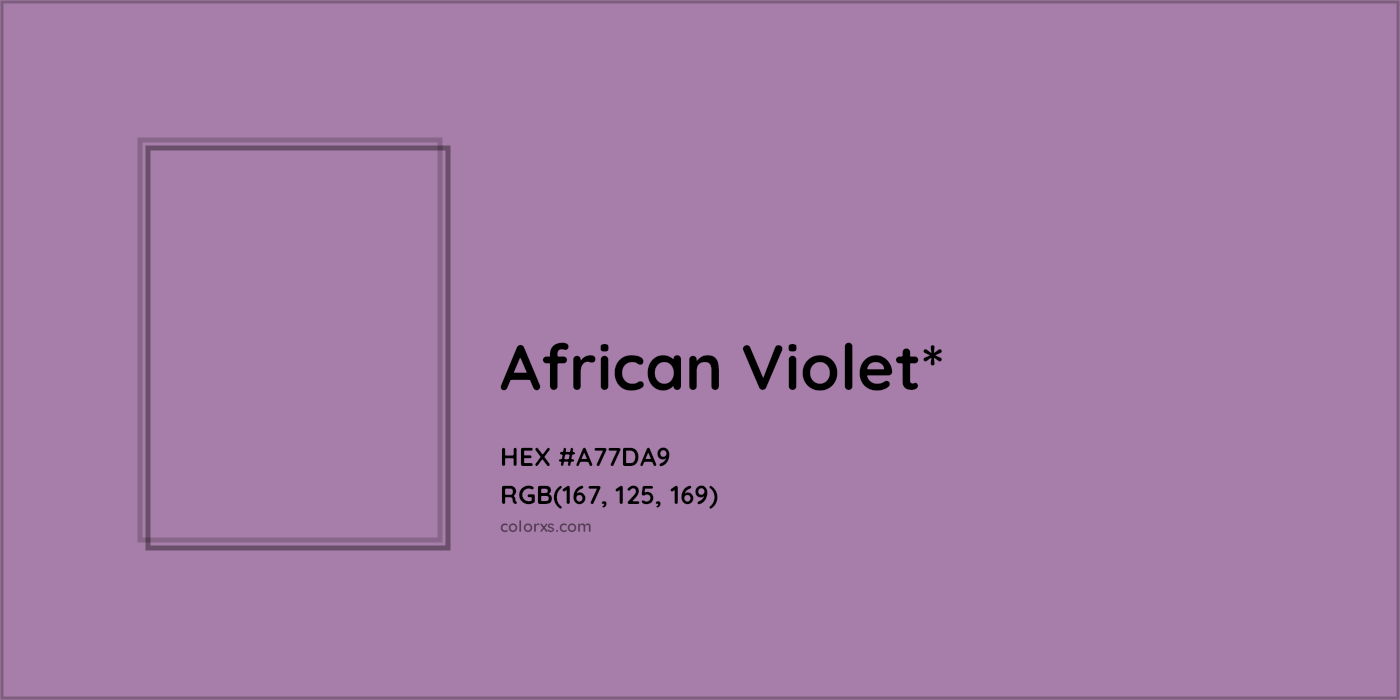 HEX #A77DA9 Color Name, Color Code, Palettes, Similar Paints, Images