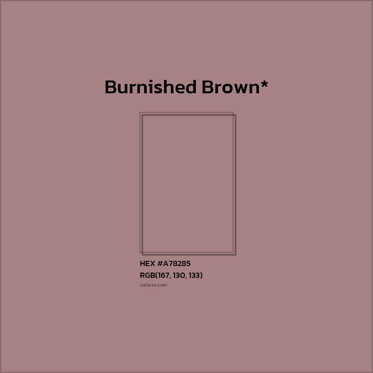 HEX #A78285 Color Name, Color Code, Palettes, Similar Paints, Images