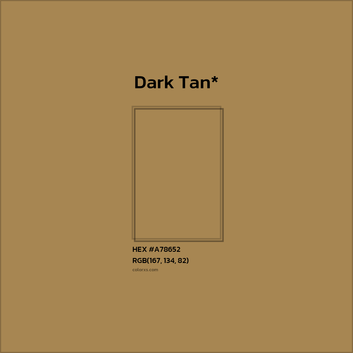 HEX #A78652 Color Name, Color Code, Palettes, Similar Paints, Images