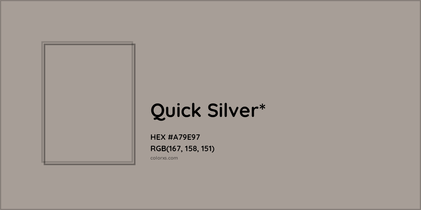 HEX #A79E97 Color Name, Color Code, Palettes, Similar Paints, Images