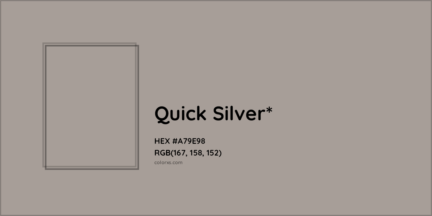 HEX #A79E98 Color Name, Color Code, Palettes, Similar Paints, Images