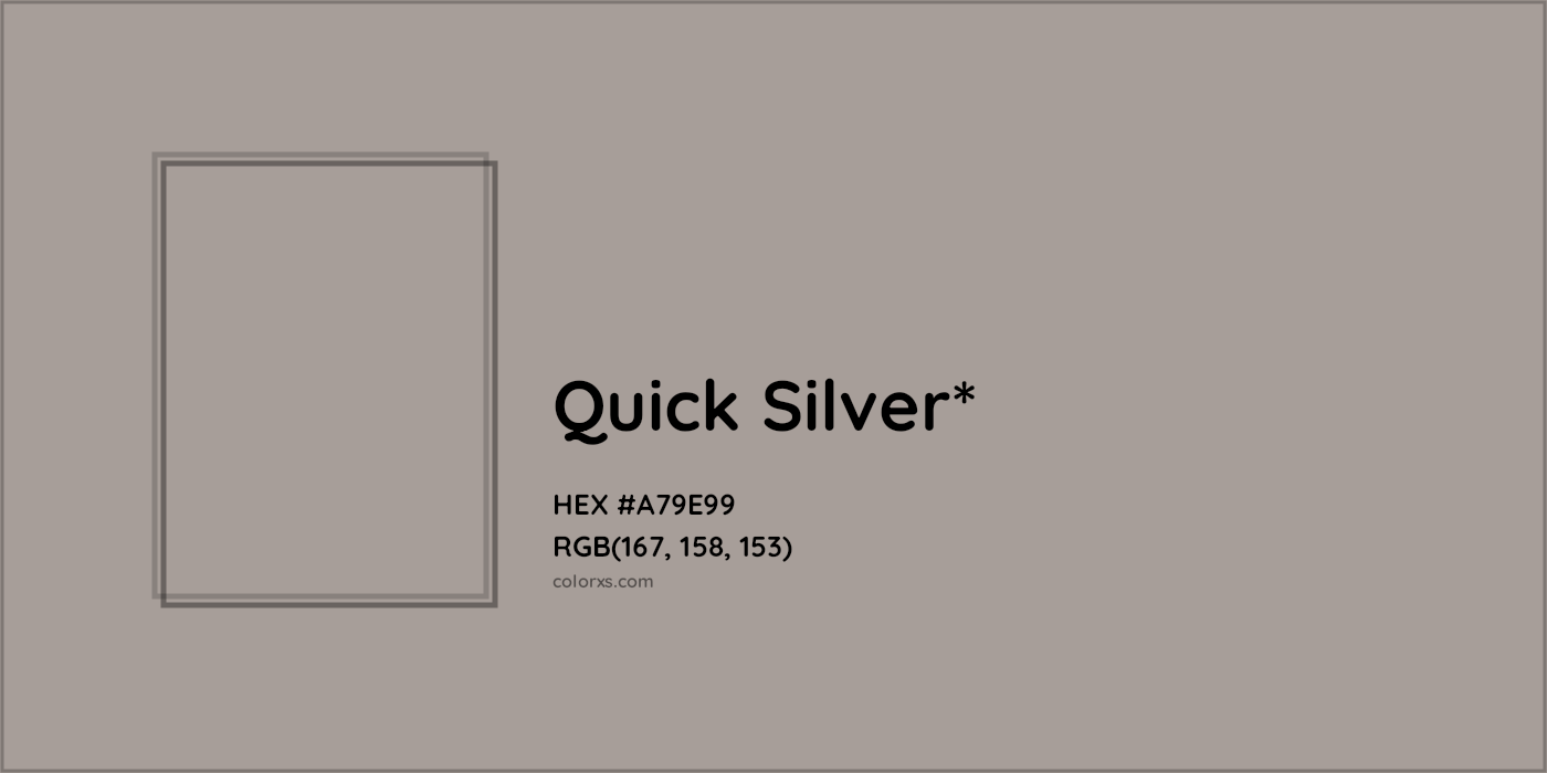 HEX #A79E99 Color Name, Color Code, Palettes, Similar Paints, Images
