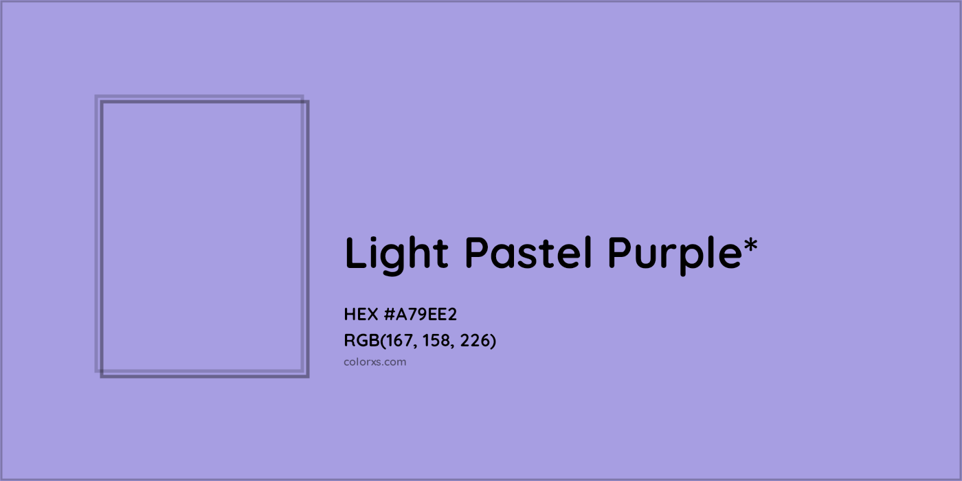HEX #A79EE2 Color Name, Color Code, Palettes, Similar Paints, Images