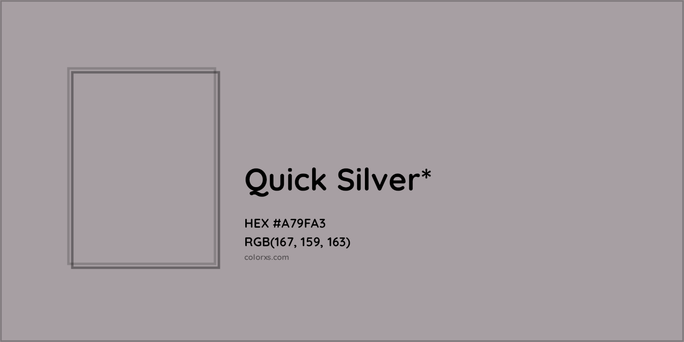 HEX #A79FA3 Color Name, Color Code, Palettes, Similar Paints, Images