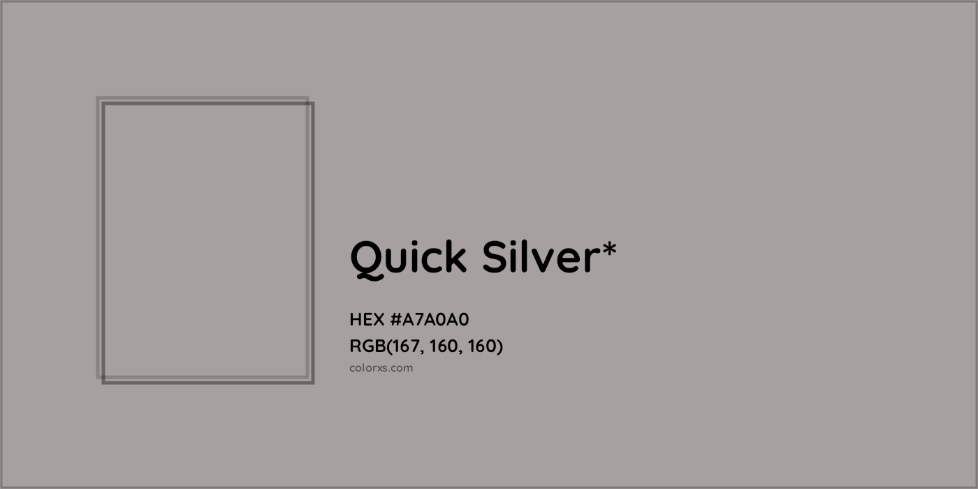 HEX #A7A0A0 Color Name, Color Code, Palettes, Similar Paints, Images
