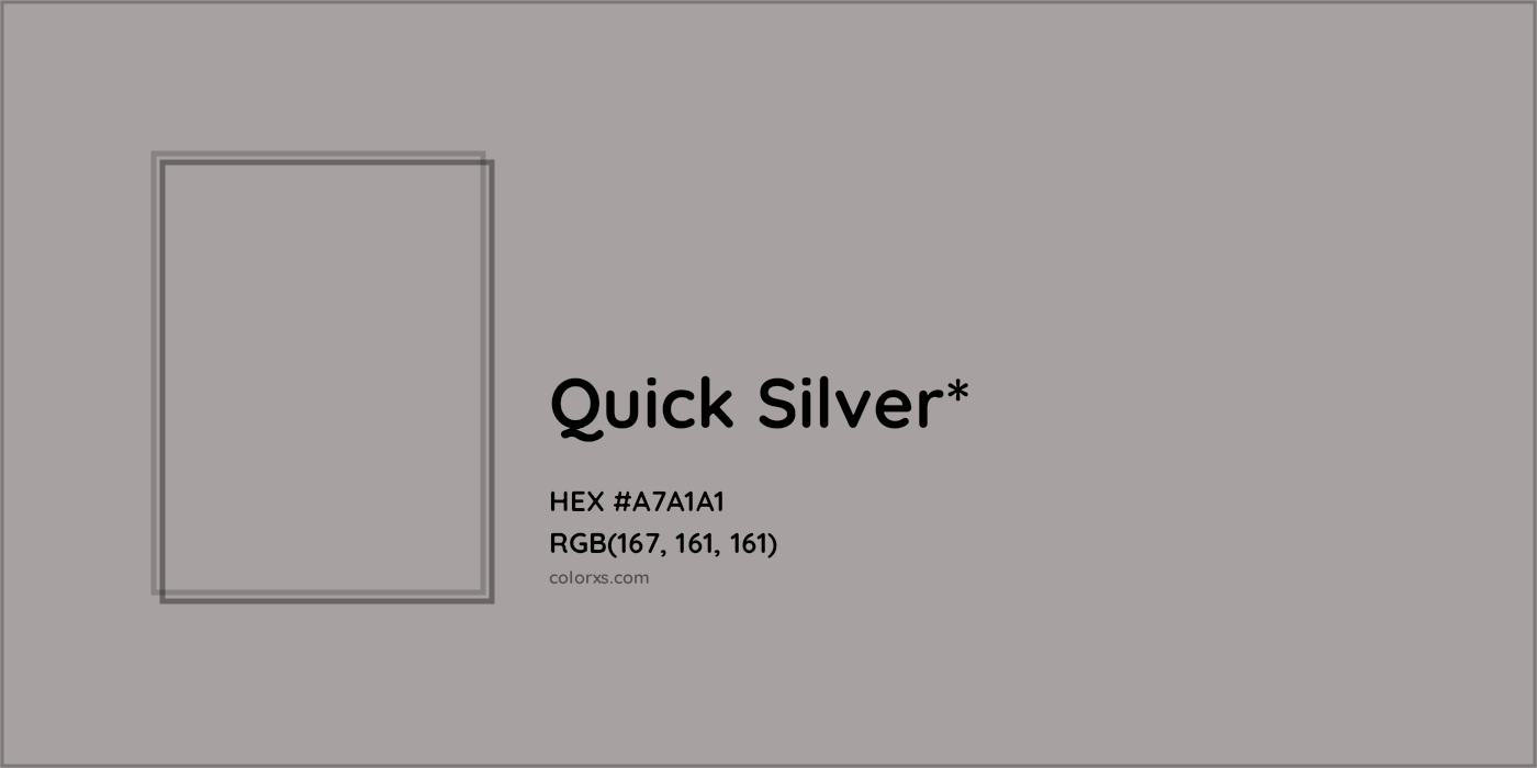 HEX #A7A1A1 Color Name, Color Code, Palettes, Similar Paints, Images