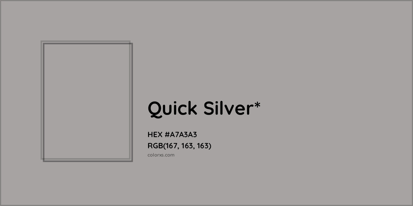 HEX #A7A3A3 Color Name, Color Code, Palettes, Similar Paints, Images