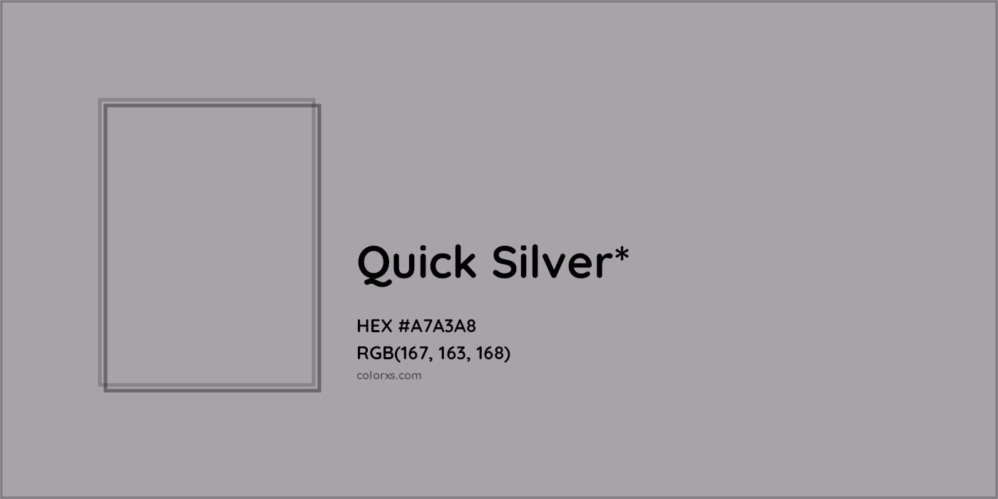 HEX #A7A3A8 Color Name, Color Code, Palettes, Similar Paints, Images