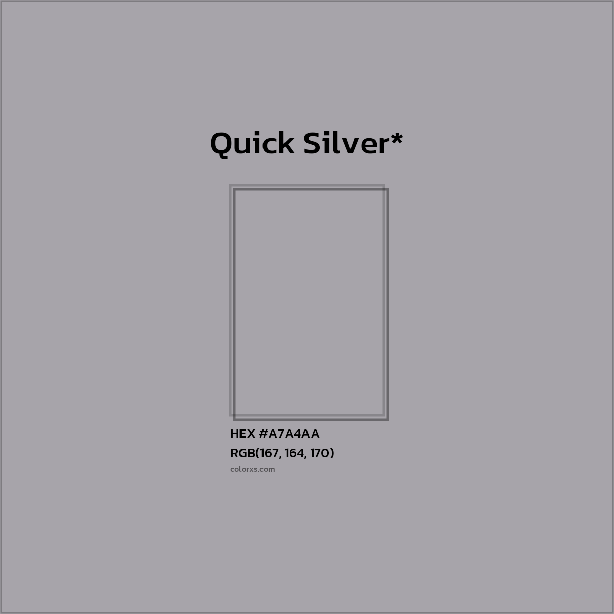HEX #A7A4AA Color Name, Color Code, Palettes, Similar Paints, Images