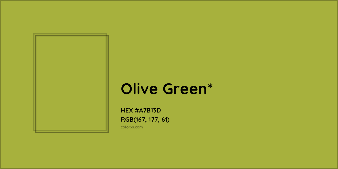 HEX #A7B13D Color Name, Color Code, Palettes, Similar Paints, Images