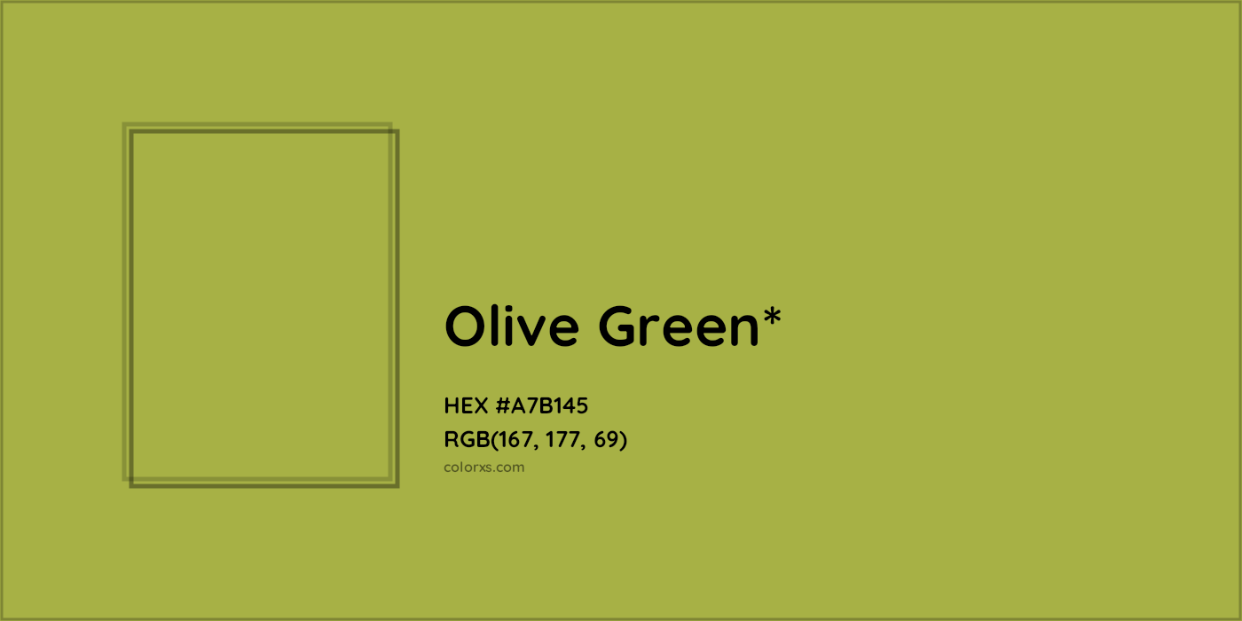 HEX #A7B145 Color Name, Color Code, Palettes, Similar Paints, Images