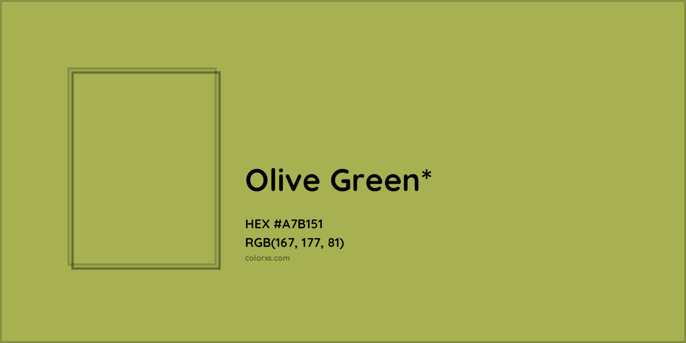 HEX #A7B151 Color Name, Color Code, Palettes, Similar Paints, Images
