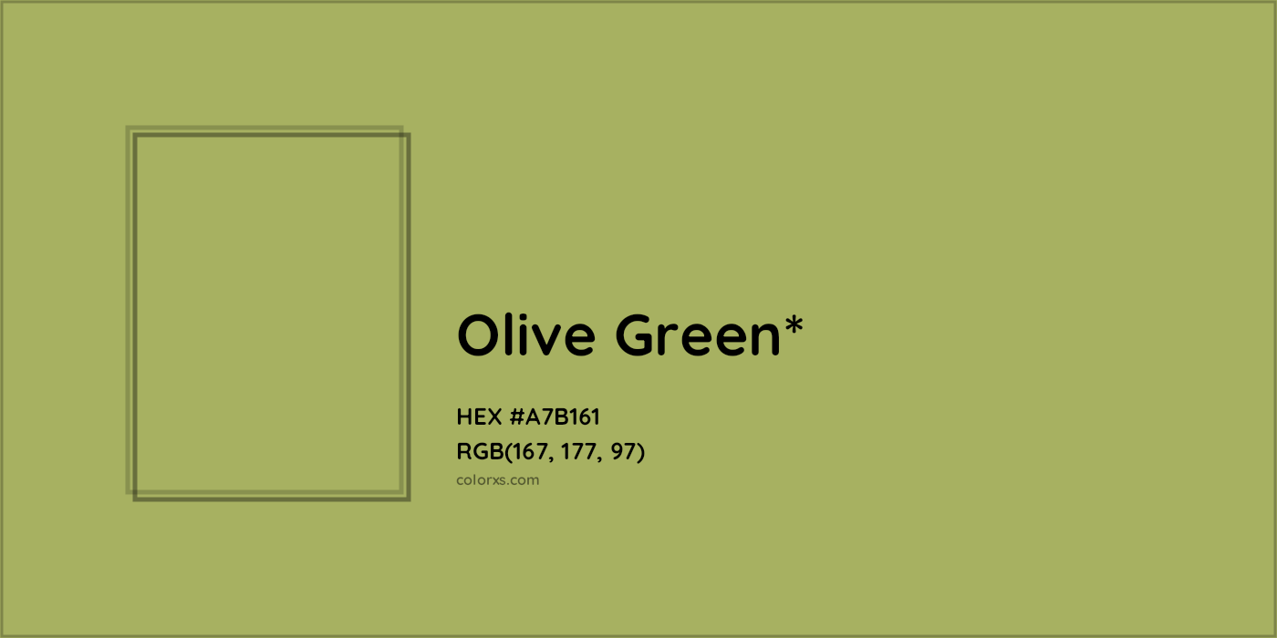 HEX #A7B161 Color Name, Color Code, Palettes, Similar Paints, Images
