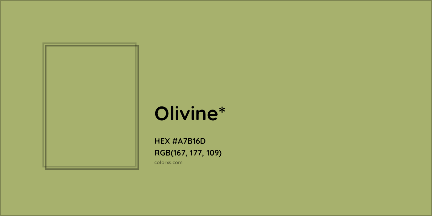 HEX #A7B16D Color Name, Color Code, Palettes, Similar Paints, Images