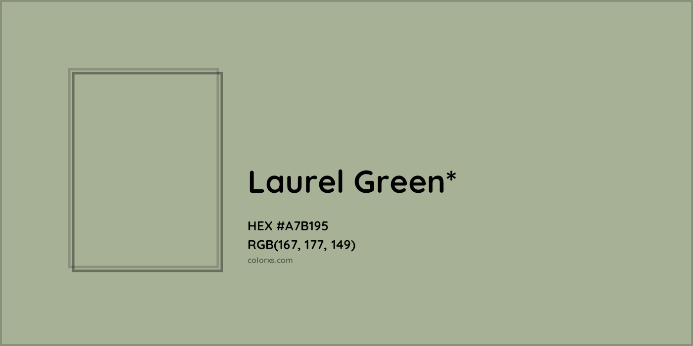 HEX #A7B195 Color Name, Color Code, Palettes, Similar Paints, Images