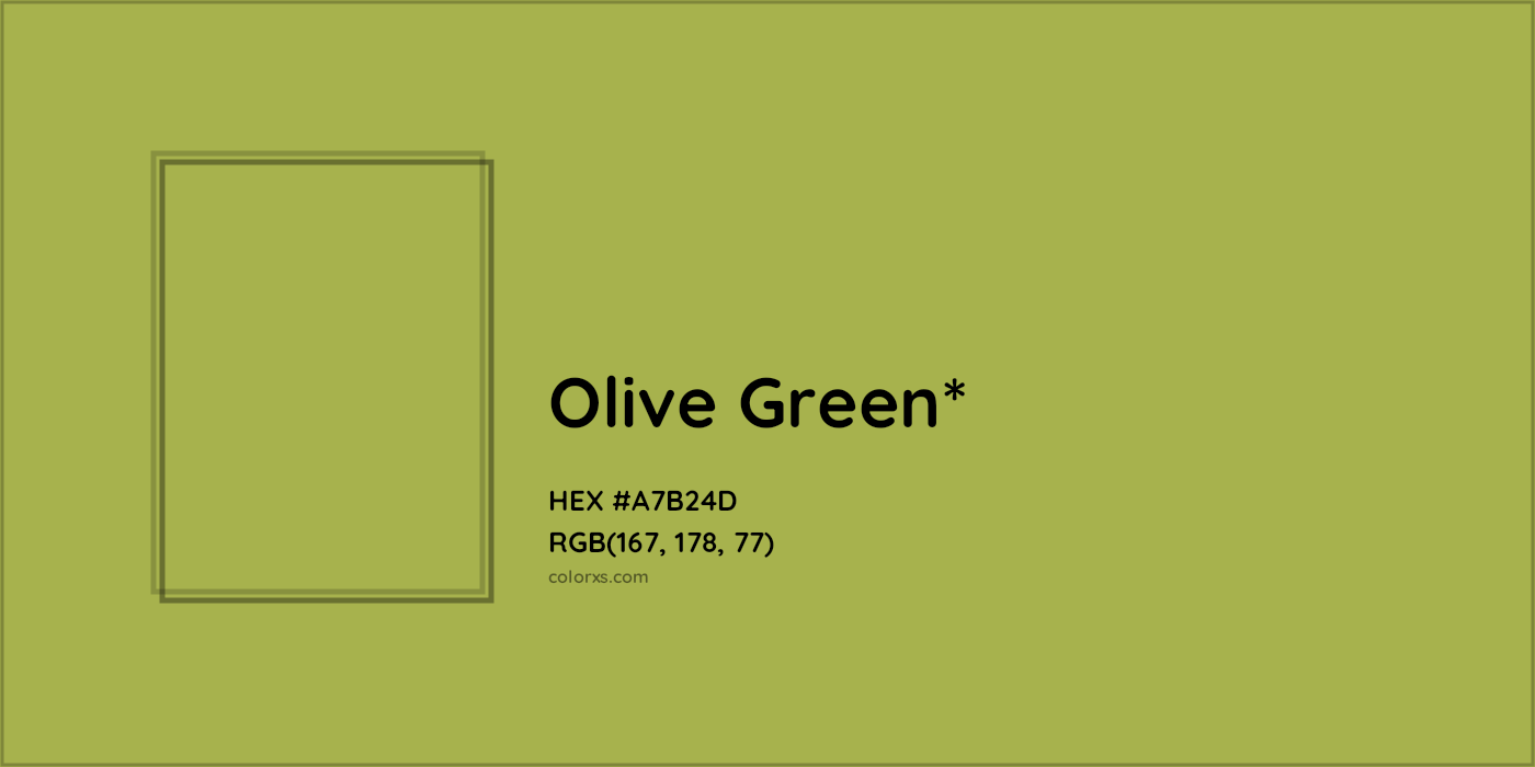 HEX #A7B24D Color Name, Color Code, Palettes, Similar Paints, Images