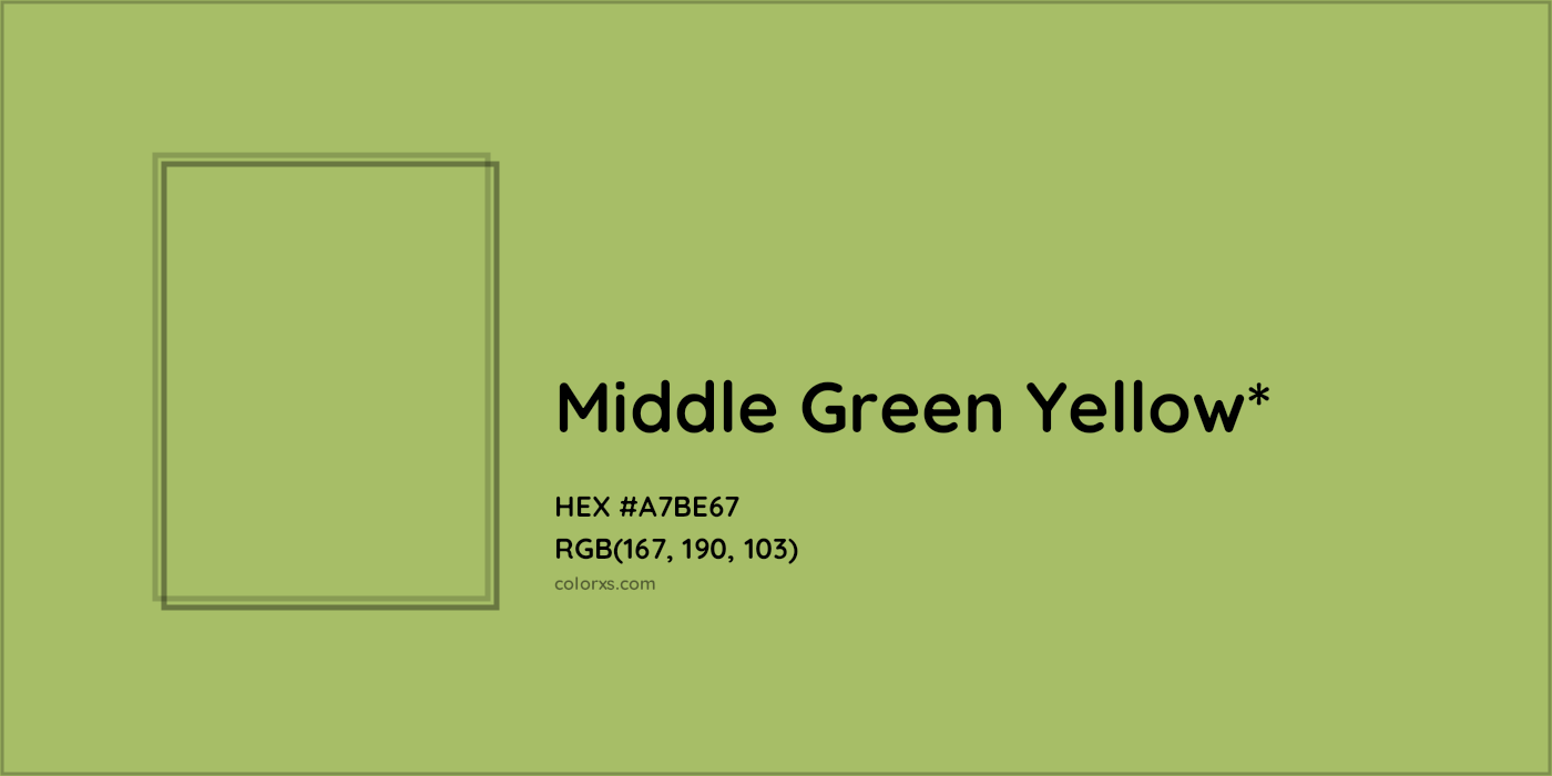 HEX #A7BE67 Color Name, Color Code, Palettes, Similar Paints, Images