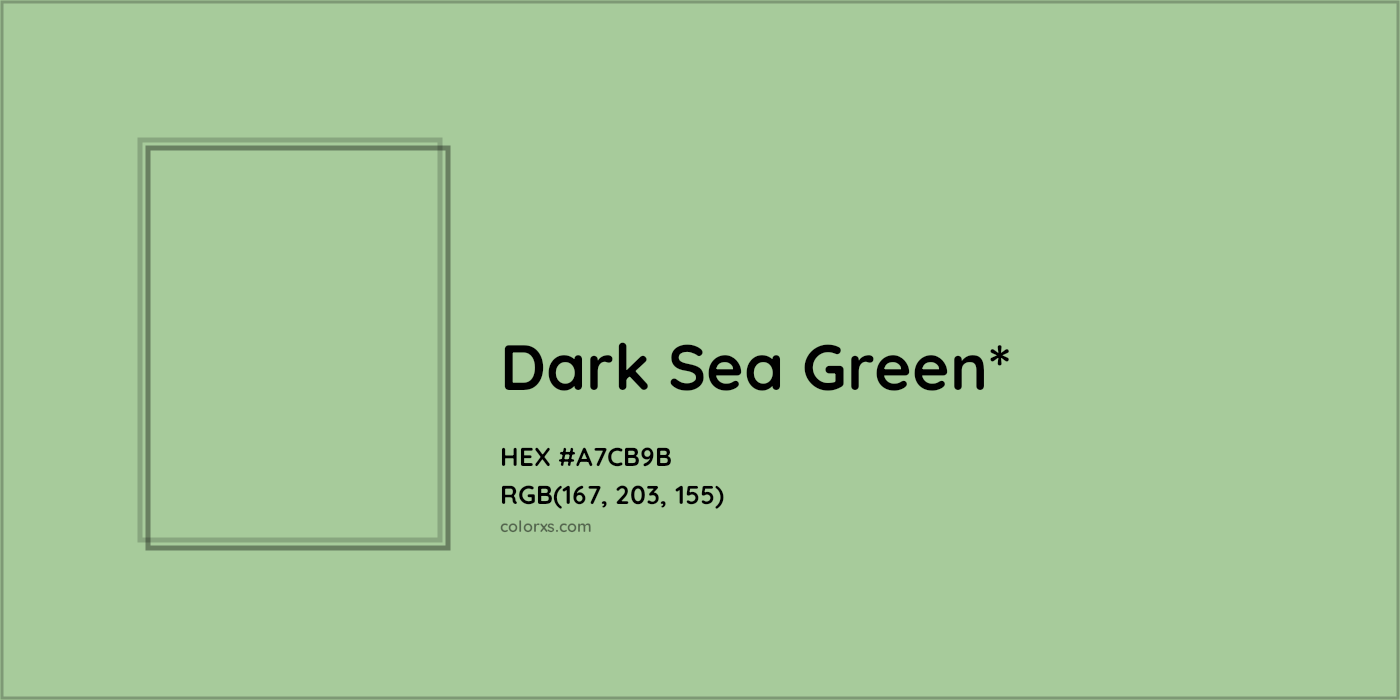 HEX #A7CB9B Color Name, Color Code, Palettes, Similar Paints, Images